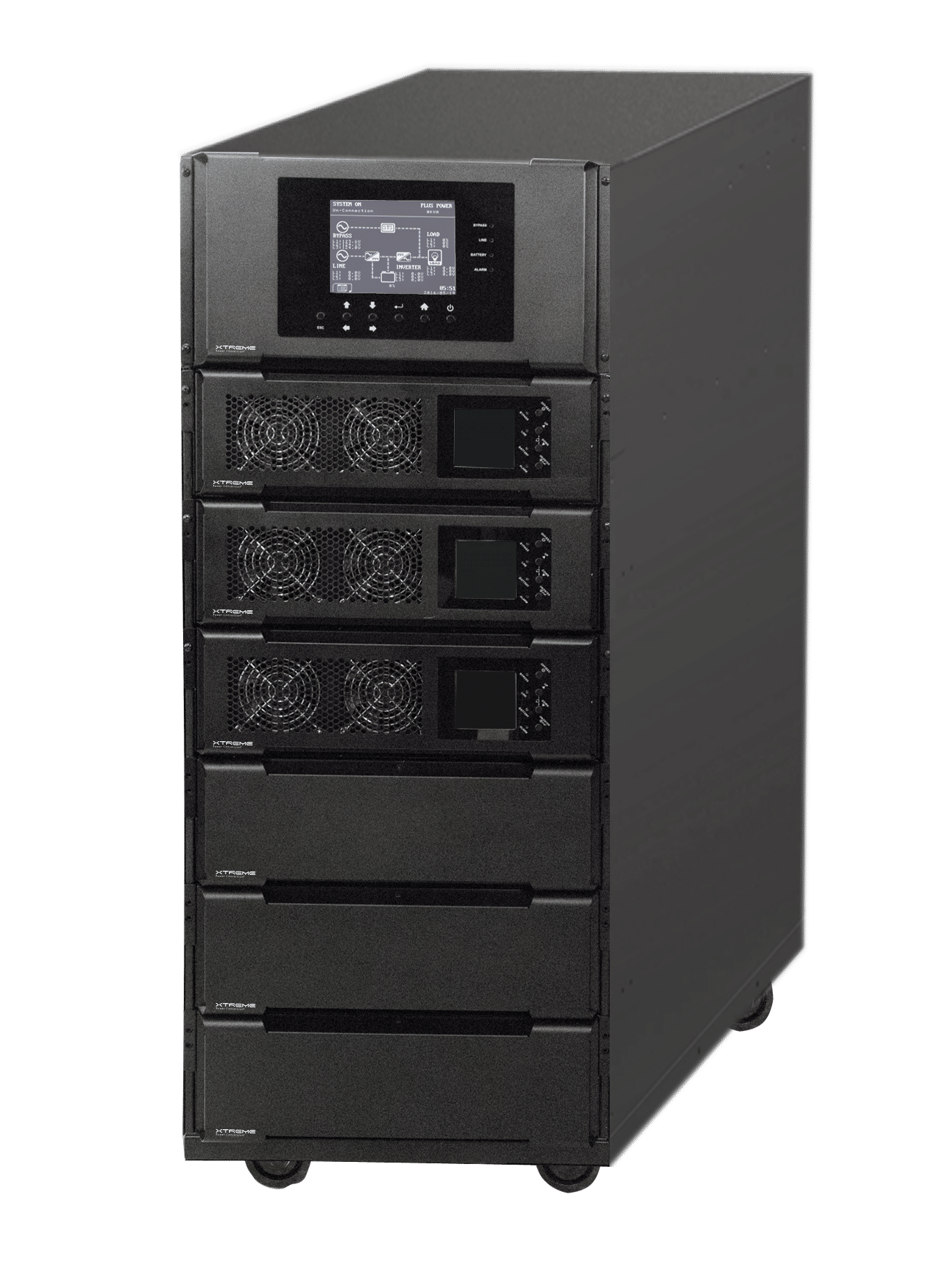 12kVA Scalable Modular UPS 200V Double Conversion Online